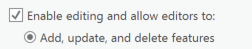 Enable editing Enable editing